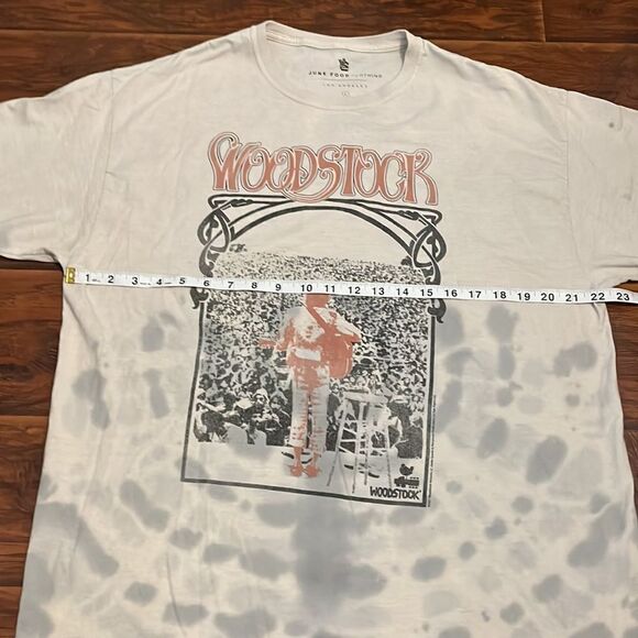 Junk Food Woodstock Design Graphic Shirt Festival Concert - Picture 7 of 8